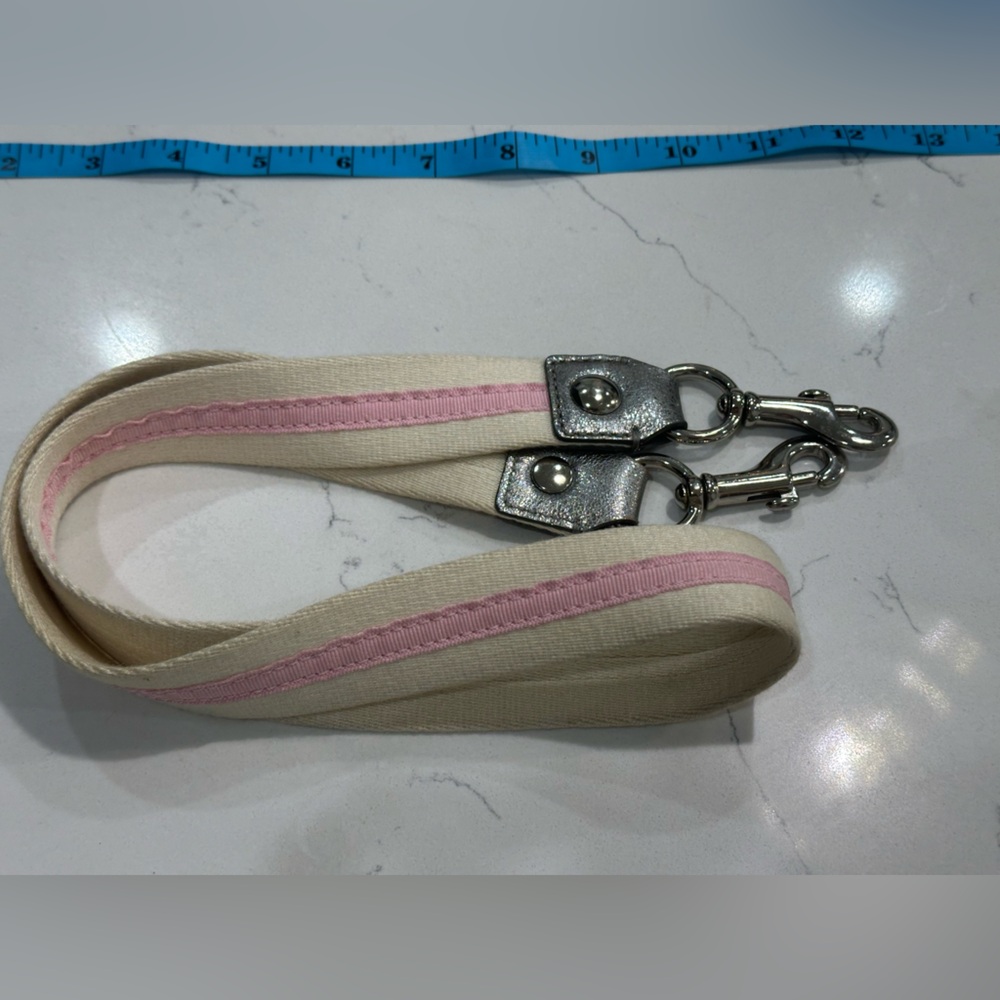Pink and Cream Strap with Silver Accents